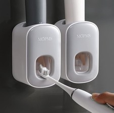 Toothpaste Dispenser Wall Mounted for Bathroom Automatic Toothpaste Squeezer for