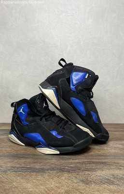Nike Air Jordan True Flight Black Game Royal Basketball Sneakers Size 8.5