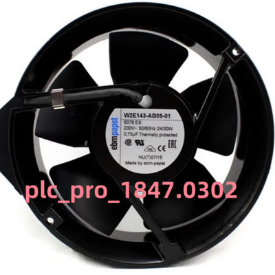 1PCS New Ebmpapst W2E143-AB09-01 Cooling Fan 230V 24/30W 172*51MM  Fast Delivery