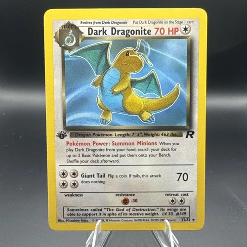 Team Rocket 1st Edition Dragonite non holo 22/82