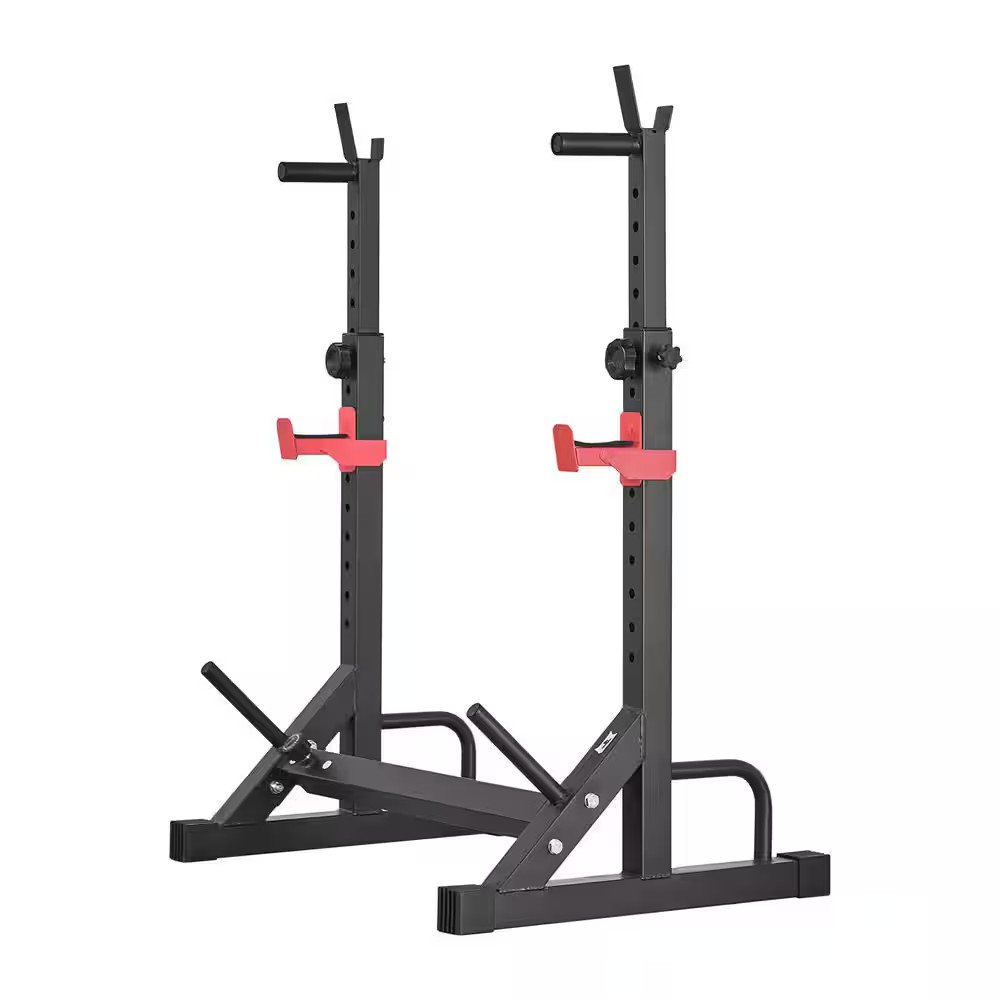 Power Cage Squat Rack, 550 Lbs. Strength Training Workout Eq