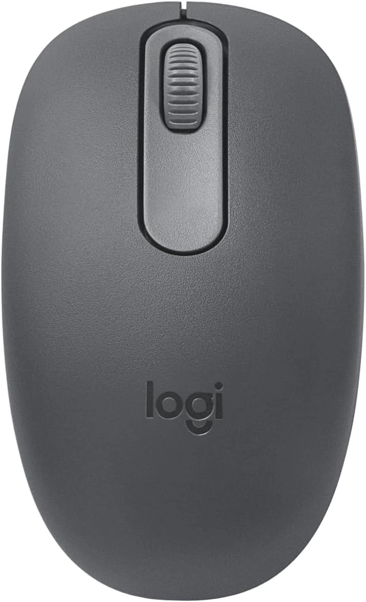 Logitech M187 Mouse Wireless Mini - Ricondizionato Buono - Nero/Grigio