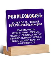 Purple Gifts for Women Men, Birthday Gifts for Mom Sister Friends, PURPLE