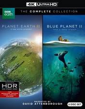 Planet Earth II / Blue Planet II Used Very Good 4K UHD Blu-ray 4K Mastering,