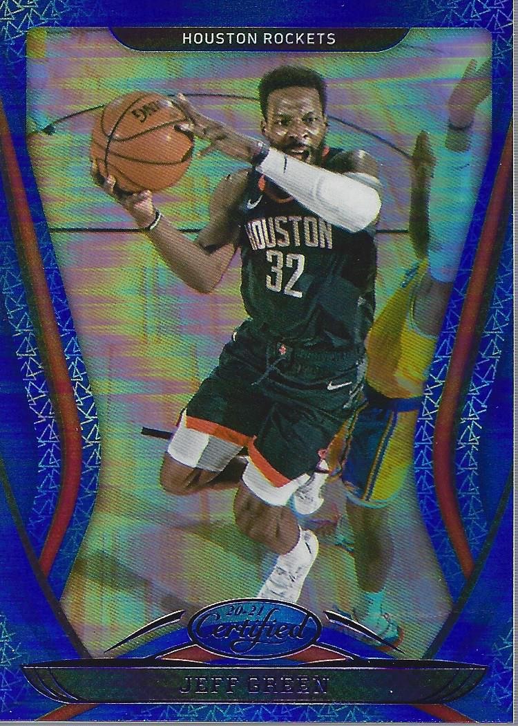 2020-21 Certified Mirror Blue #114 Jeff Green - BSK