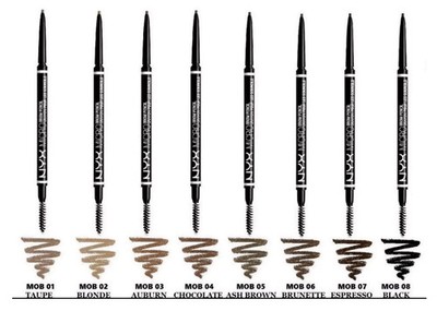 NYX Professional Make-up Micro Augenbrauenstift - 8 Farben Brandneu in Box kostenloser Versand