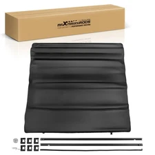 Roll Up Truck Bed Tonneau Cover 5.8ft for GMC Sierra 1500 07-2024 W/LED Lamp