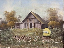 Pokémon Psyduck Fine art Print poster upcycled thrift store painting