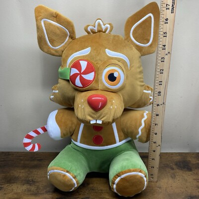 Gingerbread Foxy Jumbo 16” Plush Gamestop Exclusive Funko FNAF