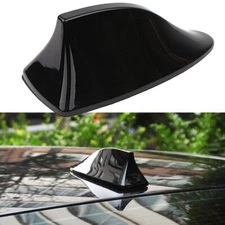 Universal Shark Fin Style Roof Aerial Car Antenna Black Radio FM/AM Antena Cover