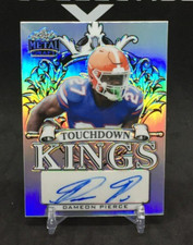 2022 Leaf Metal Draft DAMEON PIERCE RC Touchdown Kings Auto SP /40!