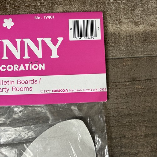 Rare 18” Vintage Jointed Easter Bunny Die Cut Decoration Original Packaging NIP - Picture 14 of 19
