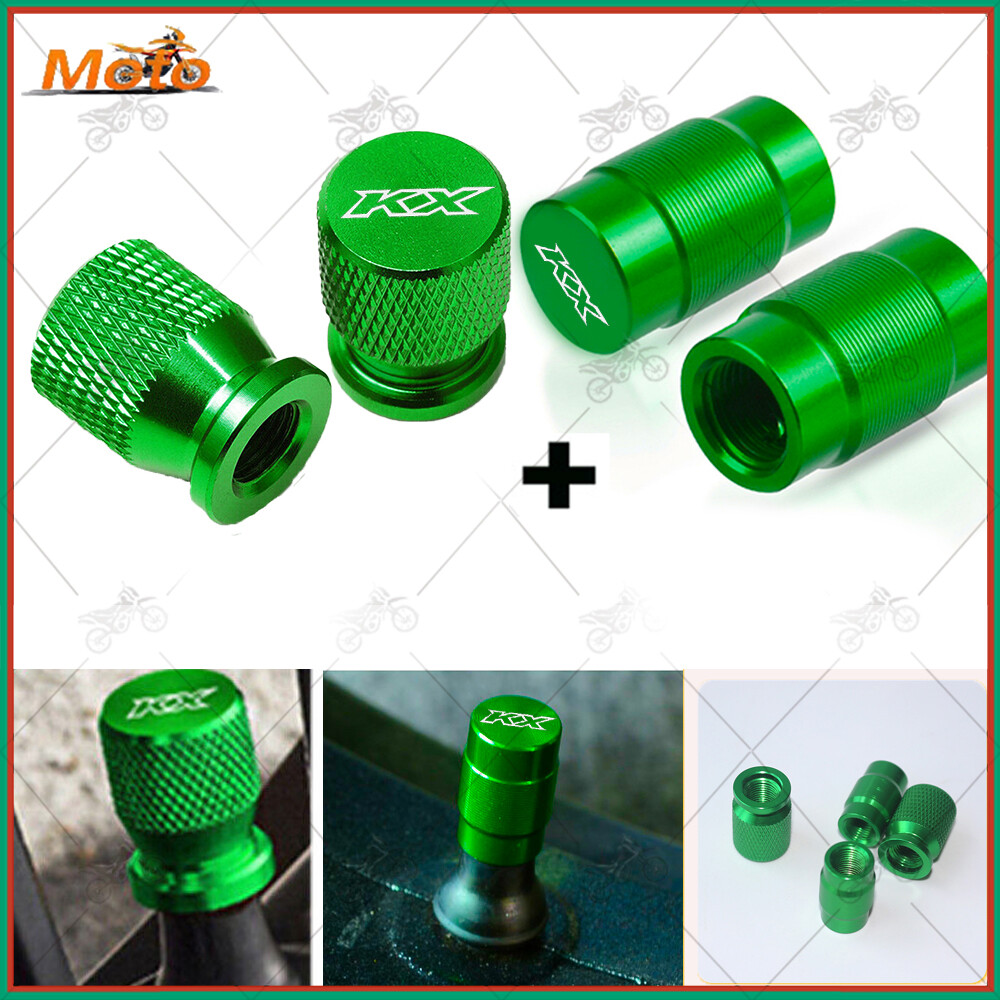 Tire Valve CNC Universal Aluminum Covers For Kawasaki KX65 KX85 KX80 KX125 KX250 - Foto 8