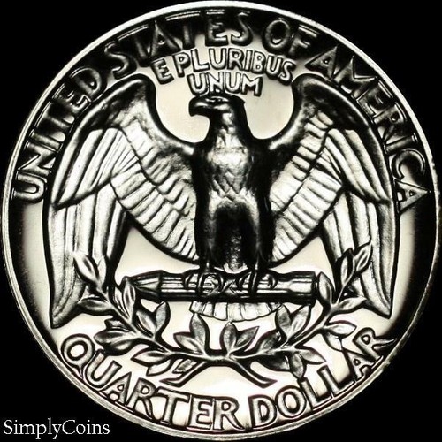 1957 Washington Quarter Proof Uncirculated Silver Coin GEM US 25c MQ - Picture 2 of 6