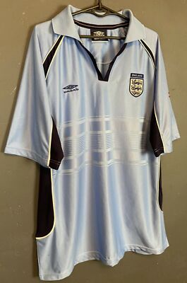 MEN'S UMBRO ENGLAND NATIONAL 2000s TRAINING SOCCER FOOTBALL SHIRT