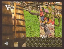 [1433] Portugal, 2016, Block (MNH**) Old vineyards, wine production