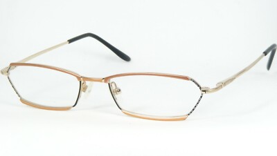 VON BOGEN VB 390 A ORANGE SPICE /GOLD /BLACK EYEGLASSES vonBogen 52-17-130mm