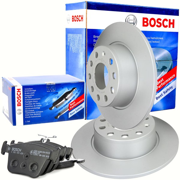 2X Bosch 0986479F23 Bremsscheiben 272Mm BeläGe Hinten FüR Q2 Karoq Octavia T-ROC-image