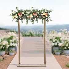 Wood Wedding Arch for Ceremony Wooden Arbor Decor for Parties Garden Backdrop
