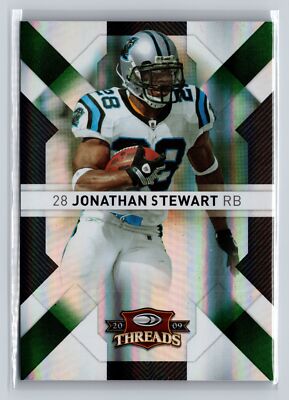 2009 Donruss Threads #15 Jonathan Stewart Retail Green NM+