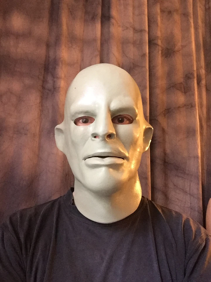 Latexmaske FANTOMAS, PHANTOM B-Ware! Horror Swinger Gummi Latex Maske Halloween - Bild 2 von 4