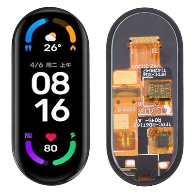 For Xiaomi Mi Band 7 LCD Screen and Digitizer Full Assembly Replacement Black