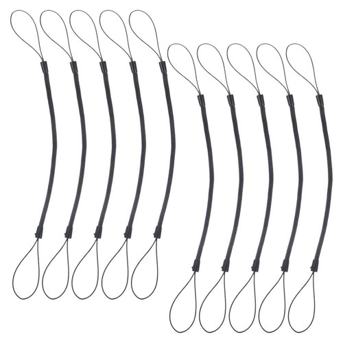 10 Pcs Handyriemen Einziehbarer Stift Lanyard Handschlaufe Aus Nylon - 第 1/12 張圖片