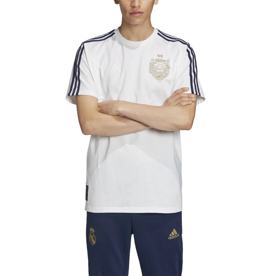 Adidas Real Madrid CNY Chinese New Year Futbol Soccer Shirt Sz M NEW FI4832 RARE - Image 3 of 4