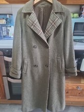Excellent Longer Length Coat In Brown/green Size S (38-40chest)from Julius
