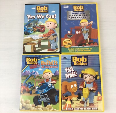 Lot of 4 Bob the Builder DVDs