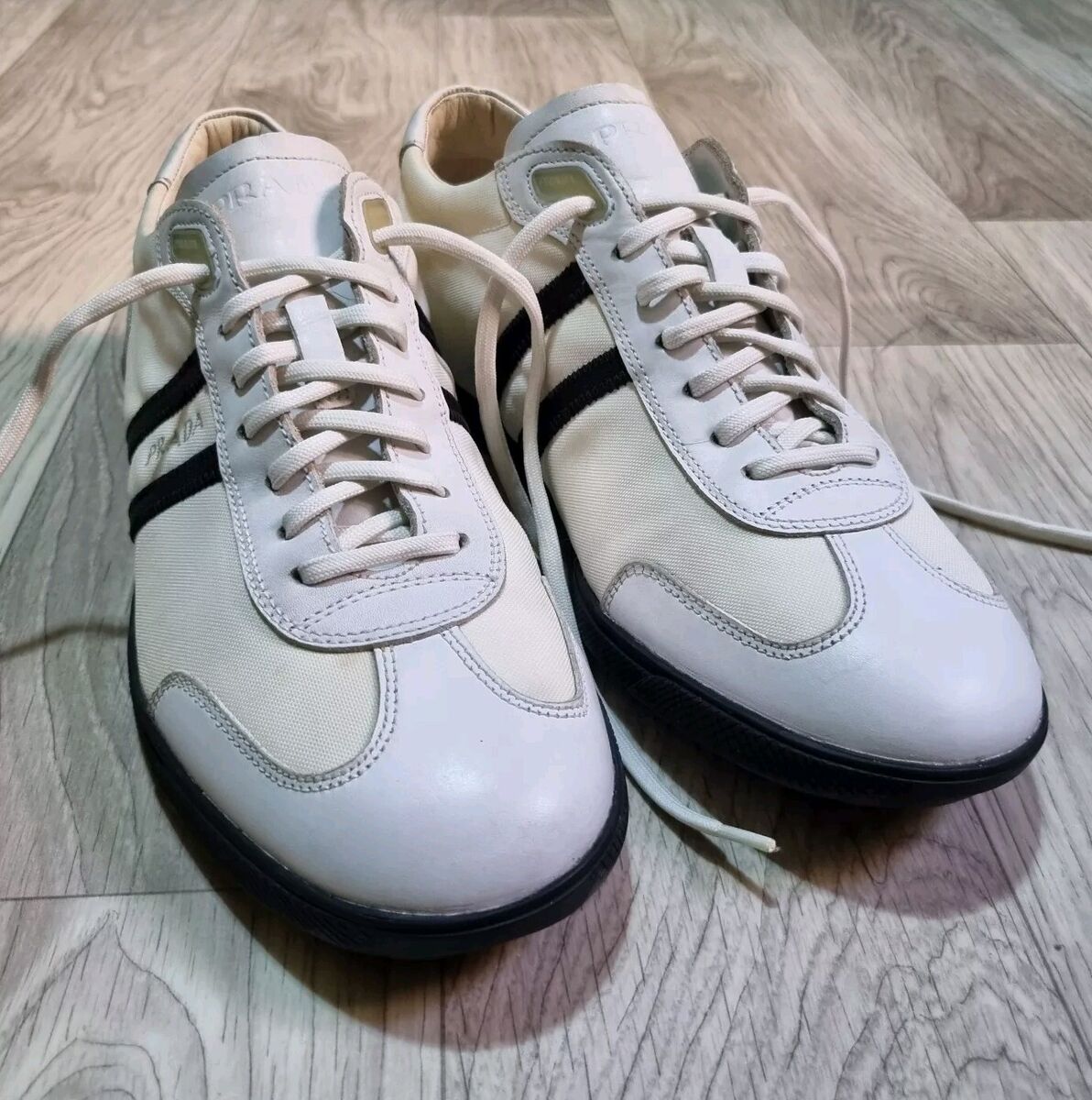 PRADA Shoes Men's White Sports Designer Prada Sneakers Men's PRADA Shoes Men's White Sports Designer Prada Sneakers Men's