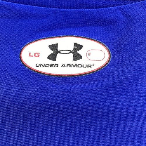 Under Armour Men's HeatGear Short Sleeve Compression Shirt-1361518 Large Blue - Picture 10 of 21