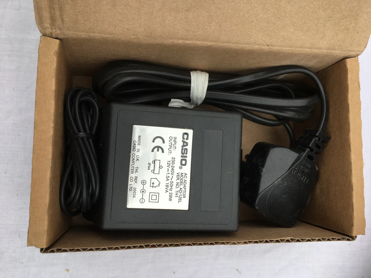 Casio AD 12EL AC Adaptor 12v unused old stock genuine original