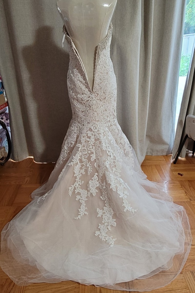 allure beaded mermaid wedding dress Wilderly Bride by Allure Dress F260