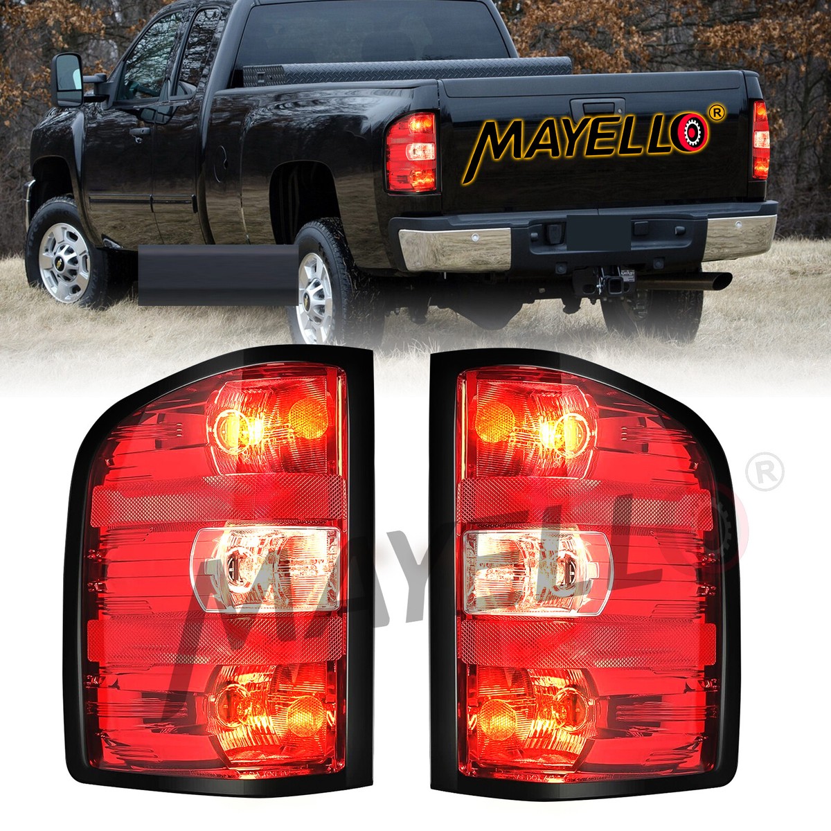 Tabla De Ancho De La Parte Trasera De Chevy 07 18 Silverado/Sierra