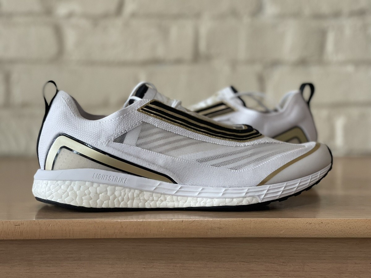 Adidas Stella McCartney Boston White Black Gold Boost Women's