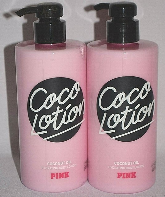 2 VICTORIA'S SECRET PINK COCO LOTION COCONUT OIL HYDRATING BODY LOTION