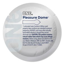 ONE Pleasure Dome Lubricated Latex Bulk Condoms - Choose Amount