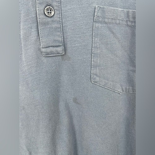 LLBean polo long sleeve shirt large please see two small stains - Picture 3 of 6