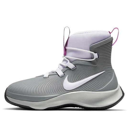 Nike Binzie Winter Boots Girls Size 3Y Grey Violet Frost Rubber Sole BQ5381-003