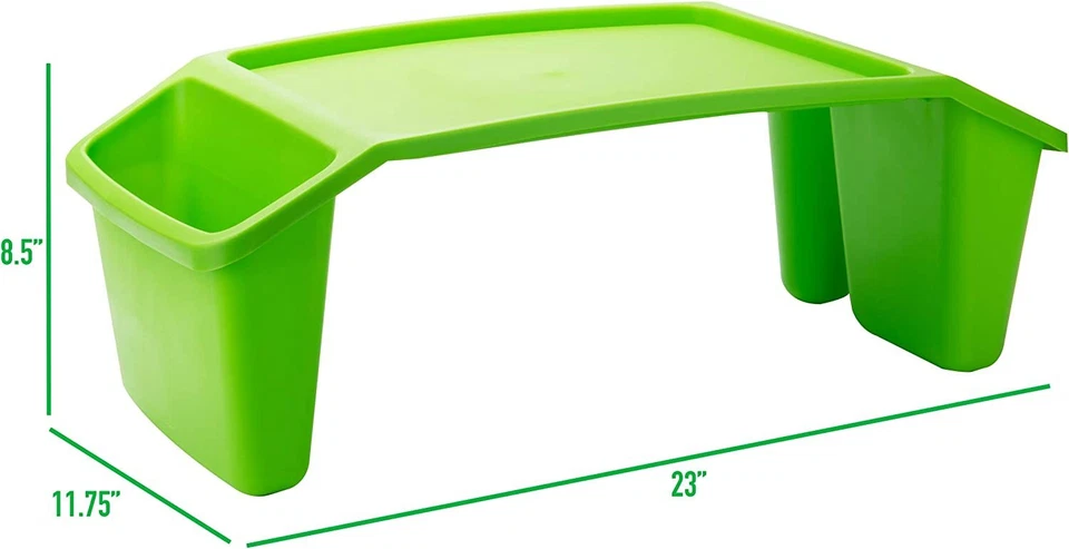 Kinder Kids Schoß Schreibtisch mit Tasche Tablett Mehrzweck Aktivität Tisch Laptop Fächer - Bild 3 von 4