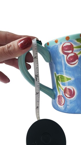 Kate Williams Global Design Coffee Tea Mug Cup Cherries 3D Figural 10 oz - Picture 8 of 10