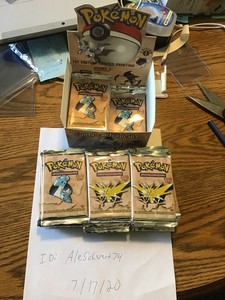 1 edition pokemon booster