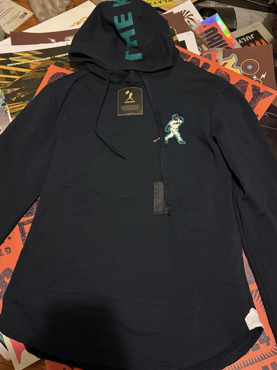 Baseballism Ken Griffey Jr XL The Kid Hoodie Sweatshirt Mariners