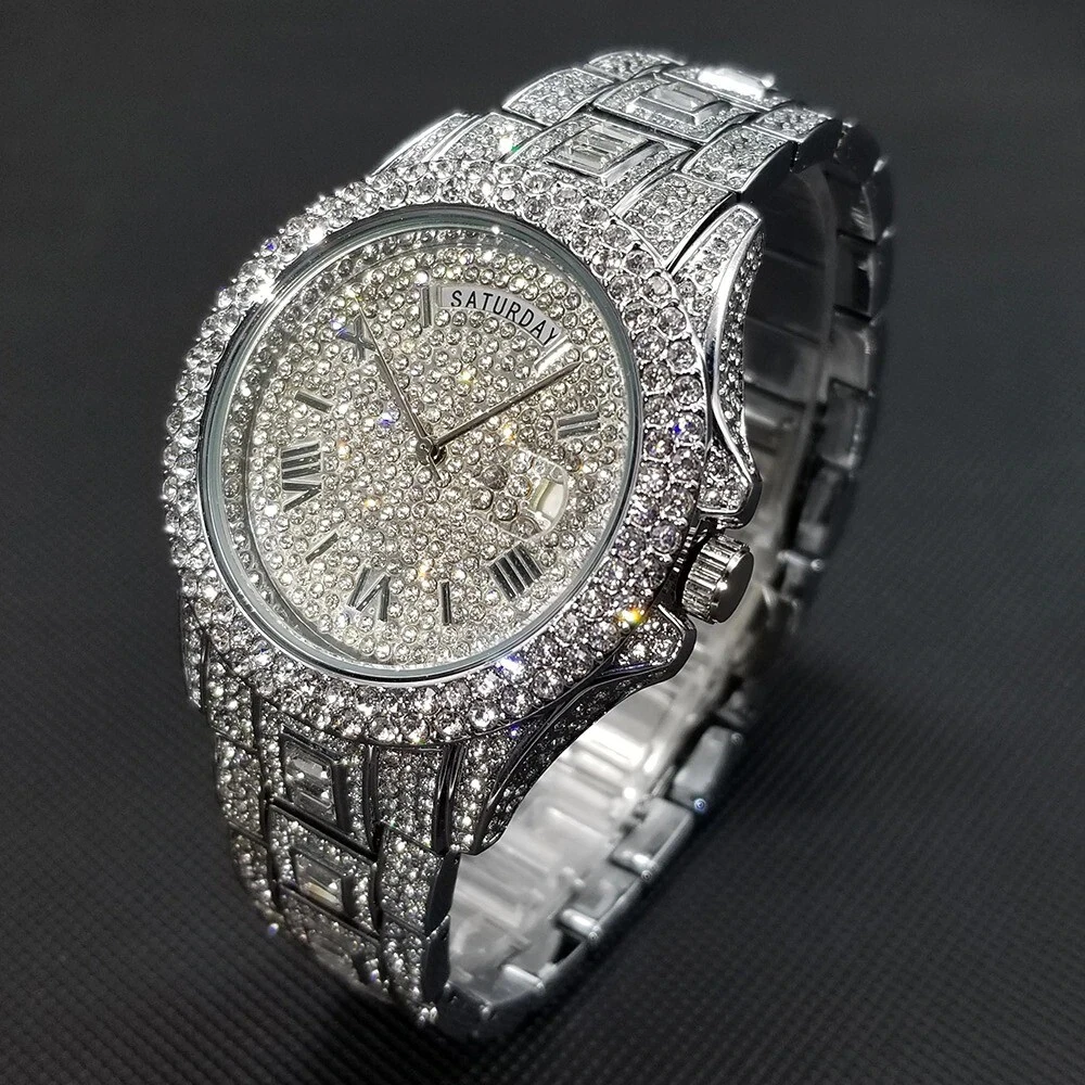 Expensive iced hotsell out watches