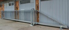 8,0x1,8 Meter mv Industrietor Schiebetor Hoftor freitragend SOFORT verfügbar
