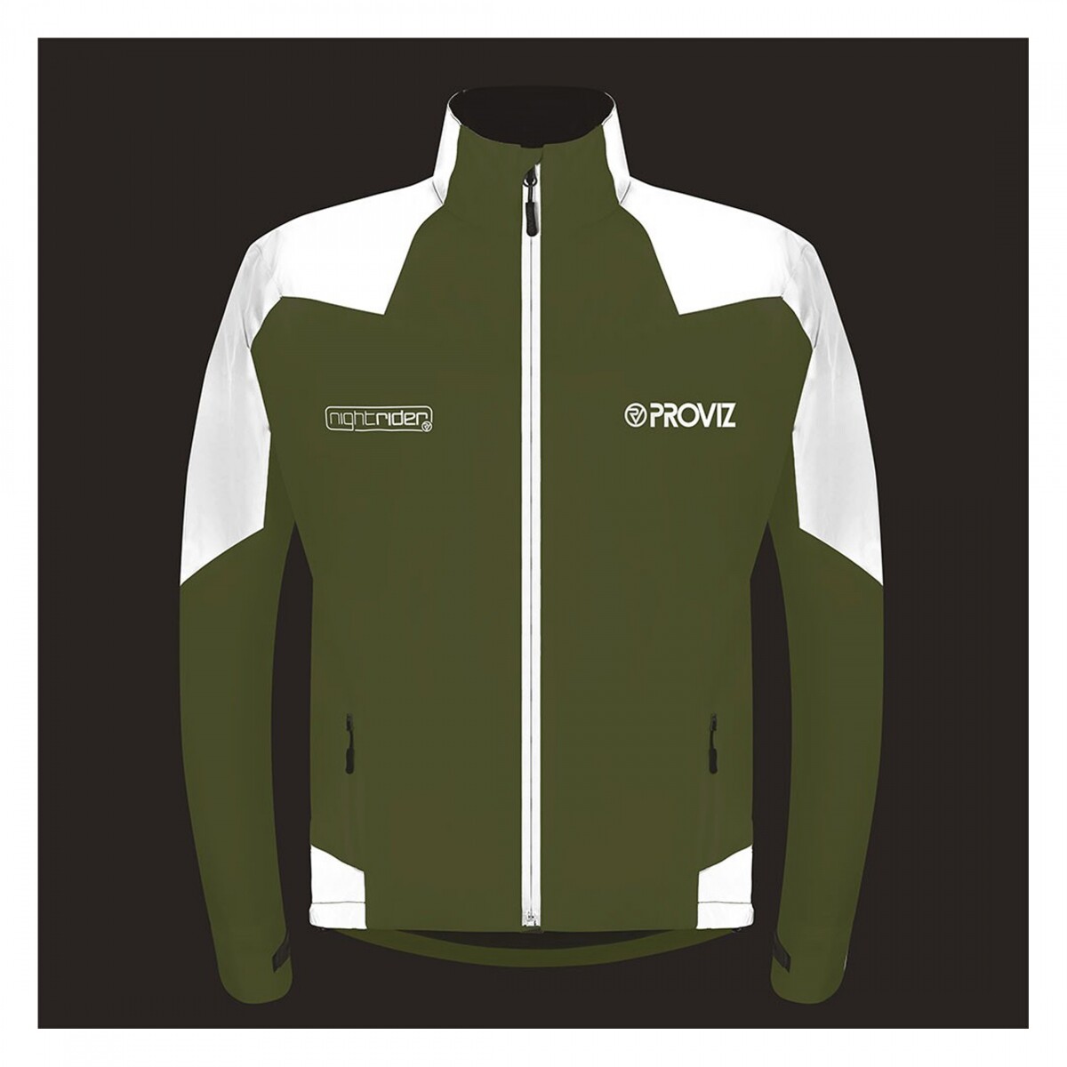 Proviz Men's Small Nightrider 2.0 Reflect360 Waterproof Cycling Jacket