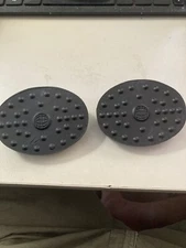 1 PAIR UNIVERSAL BRAKE & CLUTCH PADS Bolt On Rubber Repl Pedal Pads NOS