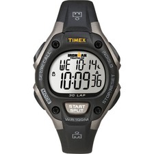 Timex T5E961, Women's "Ironman" 30-Lap Resin Watch, Alarm, Indiglo, Chronograph