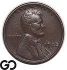 1922 Lincoln Cent Wheat Penny, Choice XF++